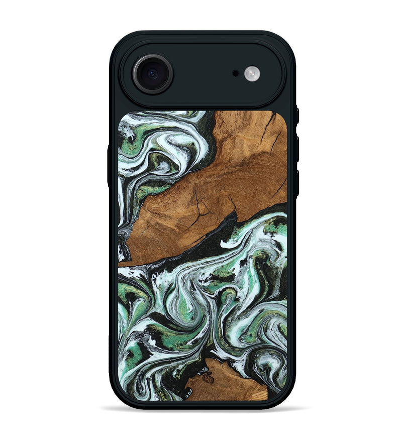 iPhone 17 Air Wood Phone Case - Haylie (Green, 807449)