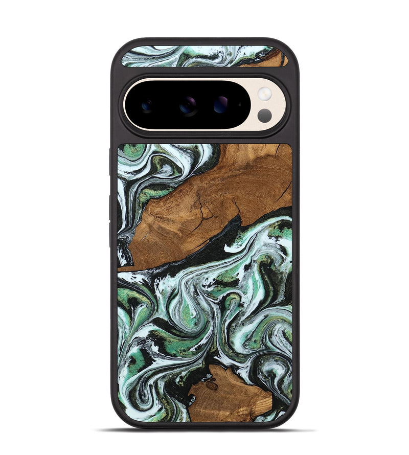 Pixel 10 Wood Phone Case - Haylie (Green, 807449)
