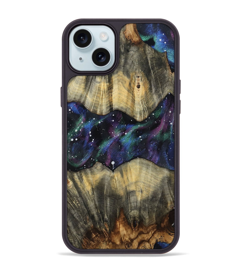iPhone 15 Plus Wood Phone Case - Brynn (Cosmos, 807450)