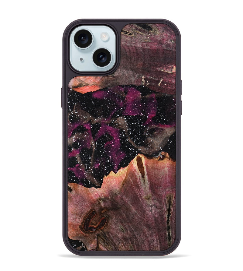 iPhone 15 Plus Wood Phone Case - Kailee (Cosmos, 807454)