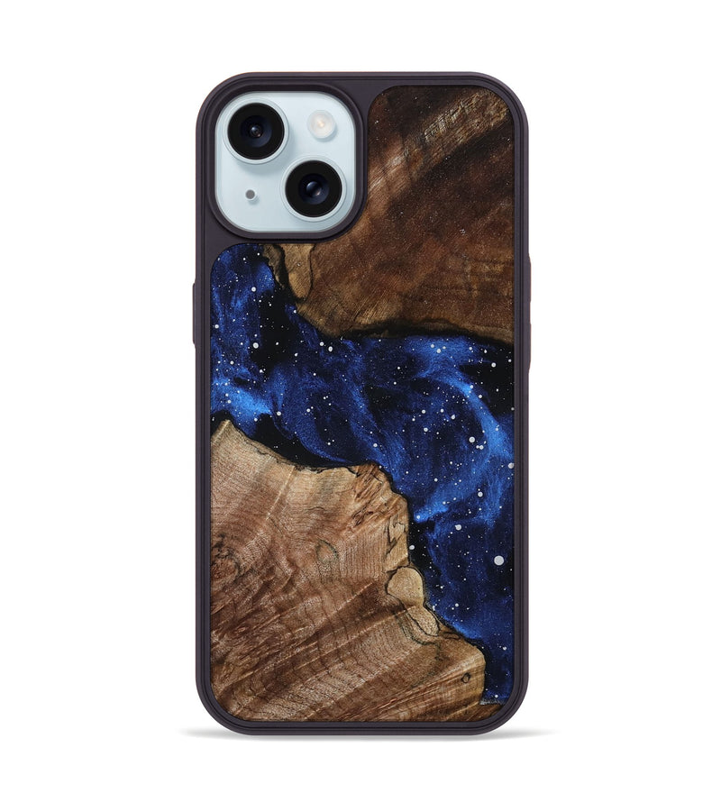 iPhone 15 Wood Phone Case - Riley (Cosmos, 807455)