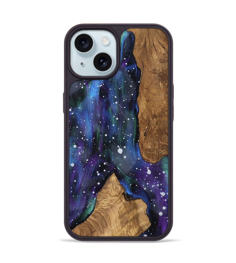 iPhone 15 Wood Phone Case - Annetta (Cosmos, 807457)