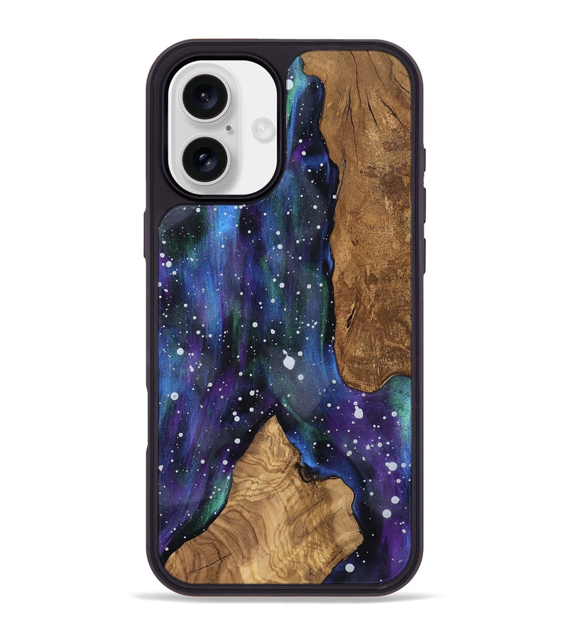 iPhone 16 Plus Wood Phone Case - Annetta (Cosmos, 807457)