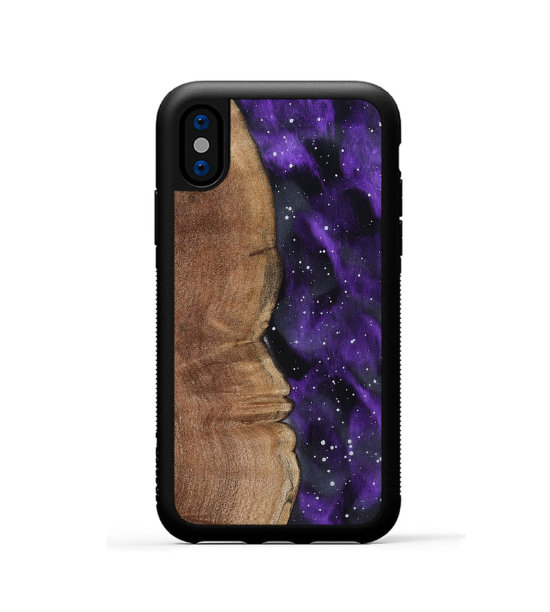 iPhone Xs Wood Phone Case - Gage (Cosmos, 807458)