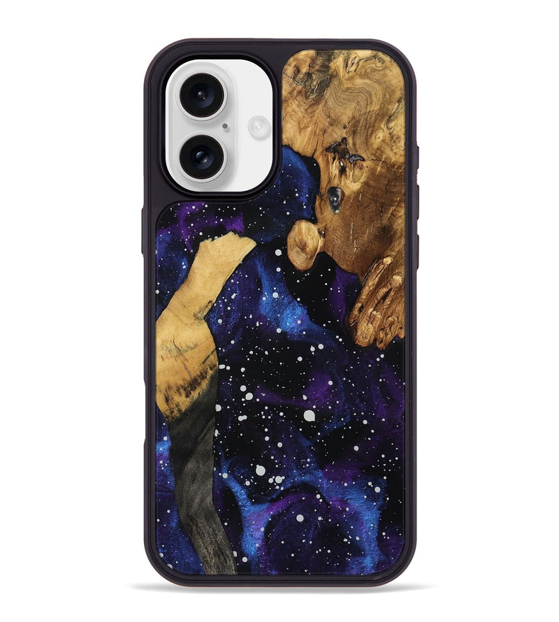 iPhone 16 Plus Wood Phone Case - Fanny (Cosmos, 807461)
