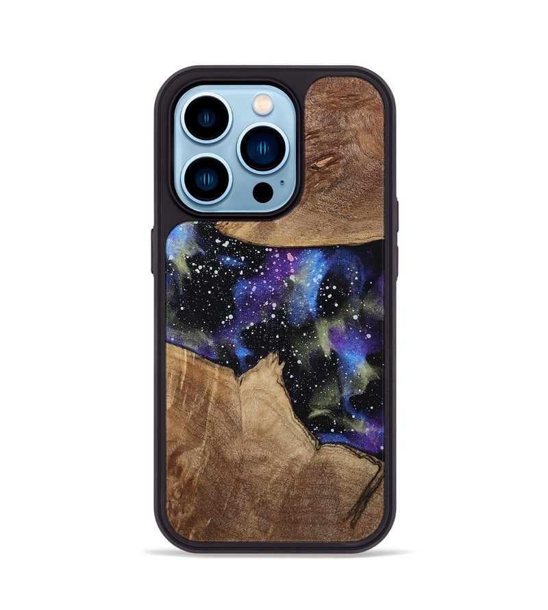 iPhone 14 Pro Wood Phone Case - Frances (Cosmos, 807467)