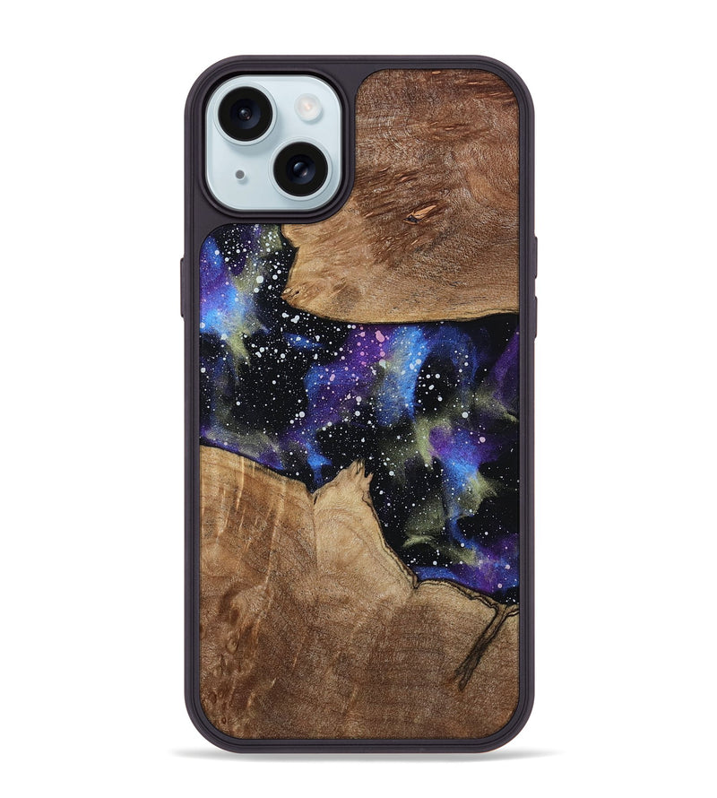 iPhone 15 Plus Wood Phone Case - Frances (Cosmos, 807467)