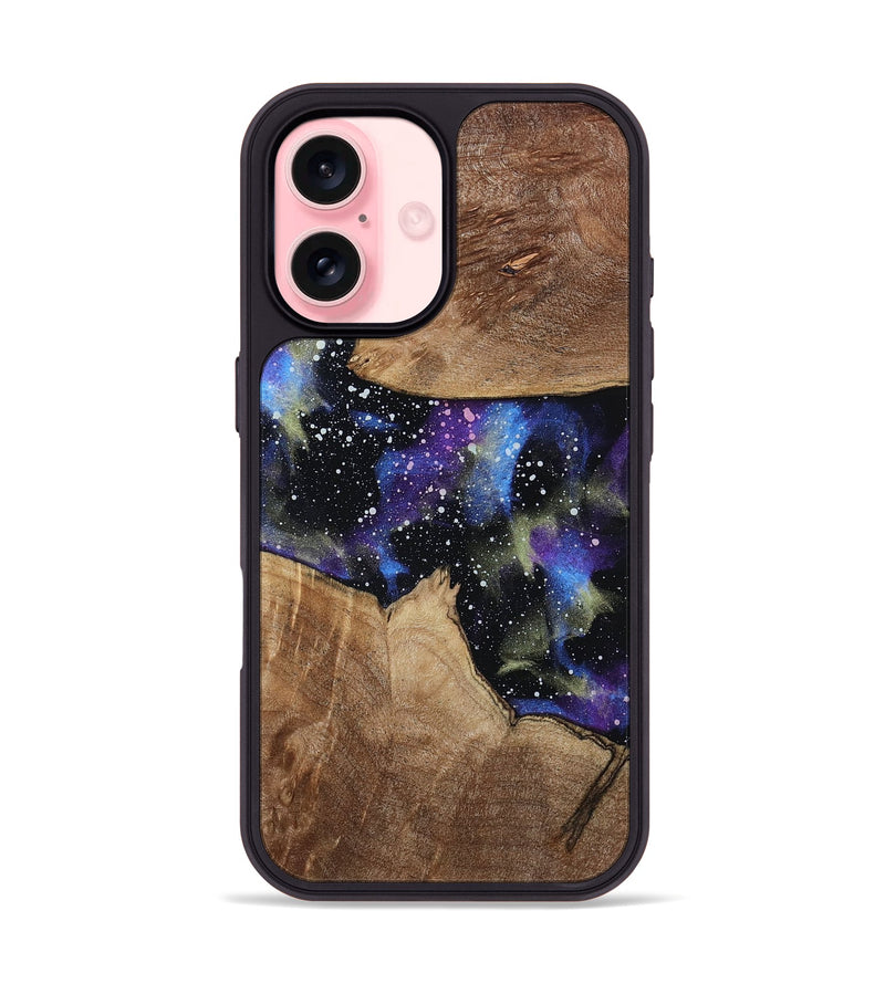 iPhone 16 Wood Phone Case - Frances (Cosmos, 807467)
