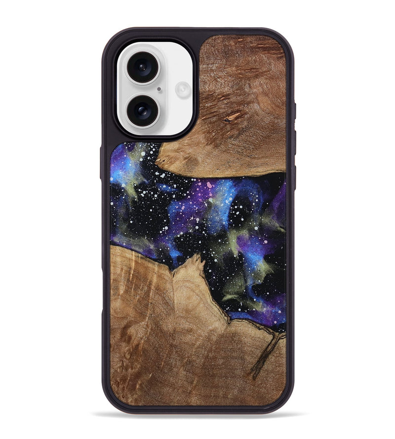 iPhone 16 Plus Wood Phone Case - Frances (Cosmos, 807467)