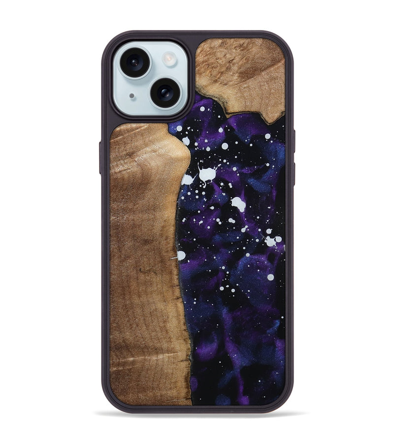iPhone 15 Plus Wood Phone Case - Alysia (Cosmos, 807468)