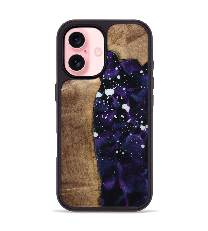 iPhone 16 Wood Phone Case - Alysia (Cosmos, 807468)