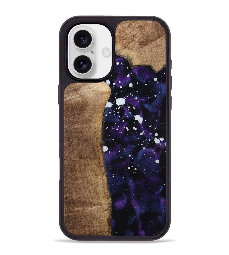iPhone 16 Plus Wood Phone Case - Alysia (Cosmos, 807468)