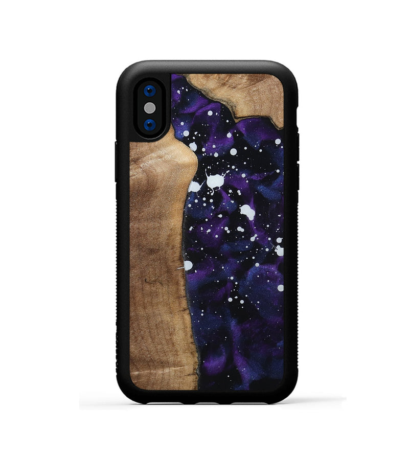 iPhone Xs Wood Phone Case - Alysia (Cosmos, 807468)