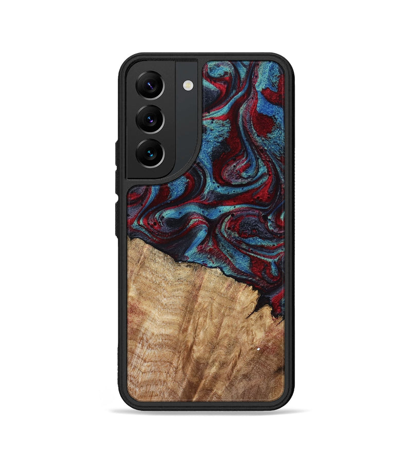 Galaxy S22 Wood Phone Case - Rolland (Red, 807470)