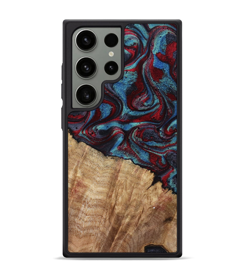 Galaxy S24 Ultra Wood Phone Case - Rolland (Red, 807470)