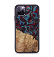 iPhone 11 Pro Max Wood Phone Case - Rolland (Red, 807470)