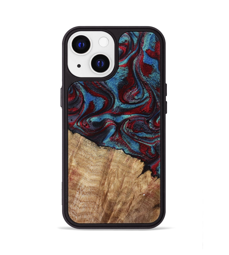 iPhone 13 Wood Phone Case - Rolland (Red, 807470)