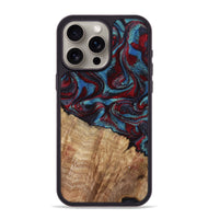iPhone 15 Pro Max Wood Phone Case - Rolland (Red, 807470)