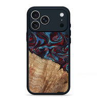 iPhone 17 Pro Max Wood Phone Case - Rolland (Red, 807470)