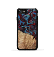 iPhone SE Wood Phone Case - Rolland (Red, 807470)