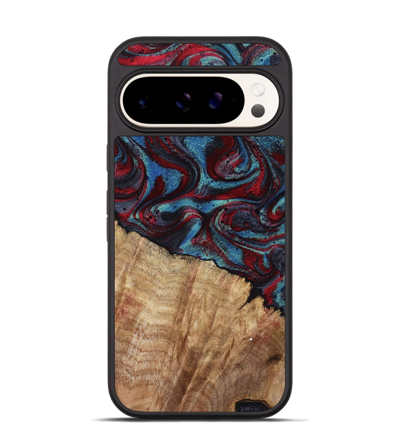 Pixel 9 Pro Wood Phone Case - Rolland (Red, 807470)