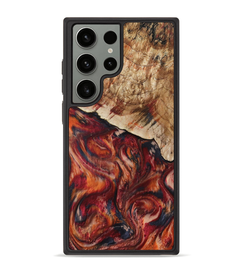 Galaxy S23 Ultra Wood Phone Case - Hilma (Red, 807471)