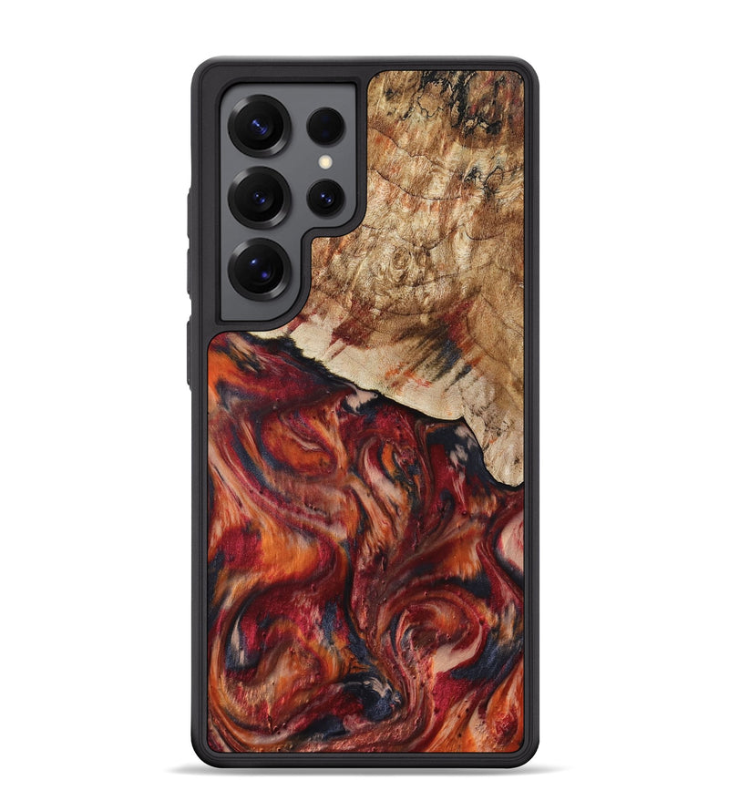 Galaxy S25 Ultra Wood Phone Case - Hilma (Red, 807471)