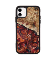 iPhone 11 Wood Phone Case - Hilma (Red, 807471)