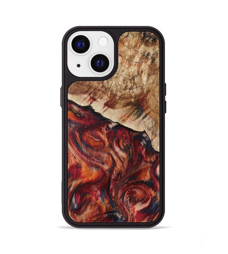 iPhone 13 Wood Phone Case - Hilma (Red, 807471)