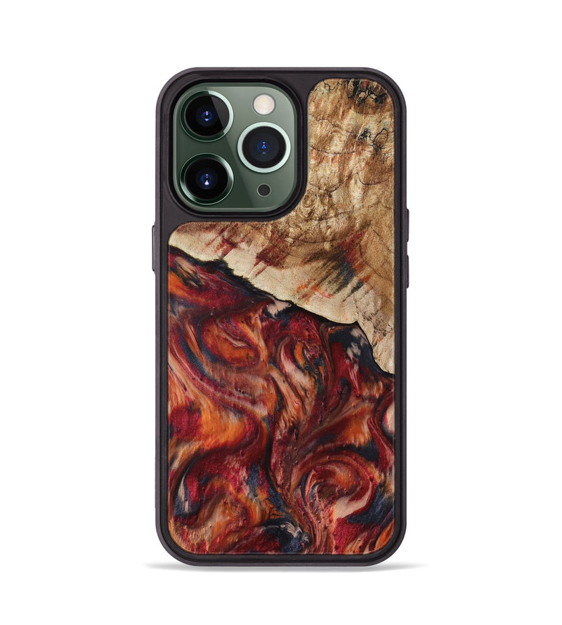 iPhone 13 Pro Wood Phone Case - Hilma (Red, 807471)
