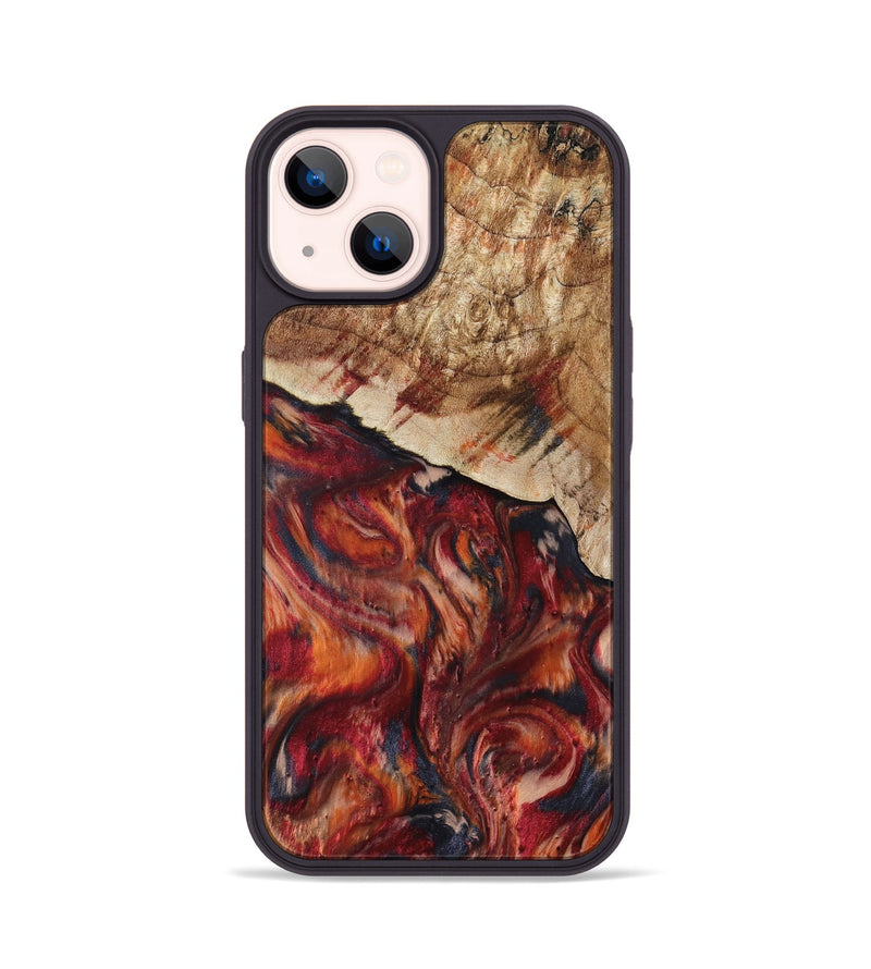 iPhone 14 Wood Phone Case - Hilma (Red, 807471)