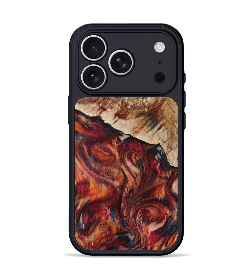 iPhone 17 Pro Wood Phone Case - Hilma (Red, 807471)