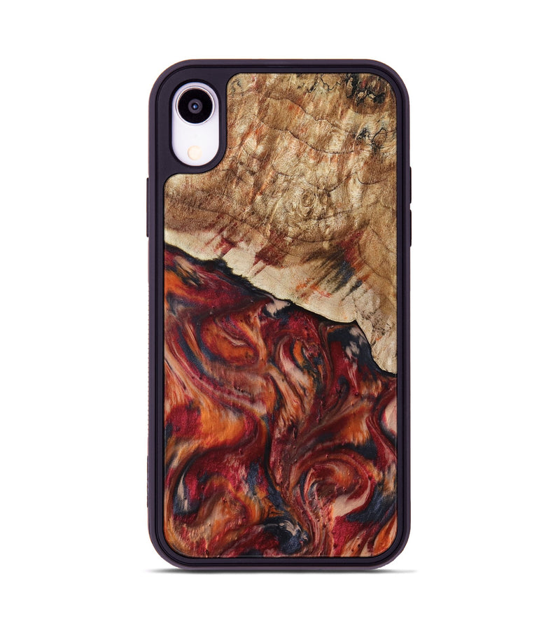iPhone Xr Wood Phone Case - Hilma (Red, 807471)