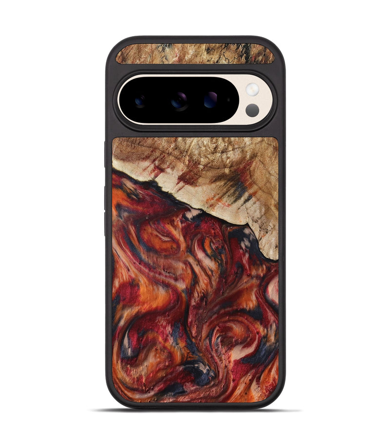 Pixel 10 Wood Phone Case - Hilma (Red, 807471)