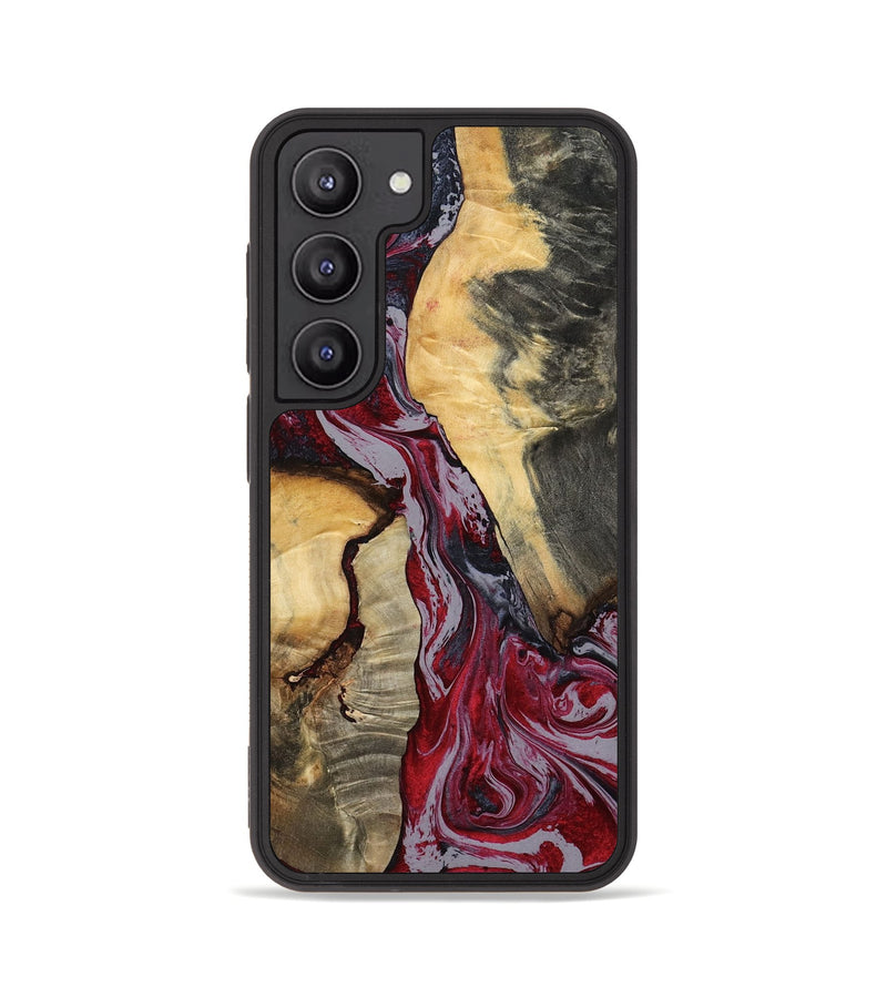 Galaxy S23 Wood Phone Case - Caren (Red, 807472)