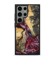 Galaxy S24 Ultra Wood Phone Case - Caren (Red, 807472)