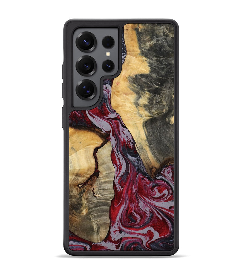 Galaxy S25 Ultra Wood Phone Case - Caren (Red, 807472)