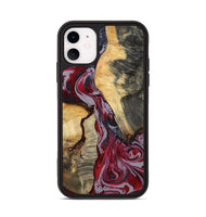 iPhone 11 Wood Phone Case - Caren (Red, 807472)