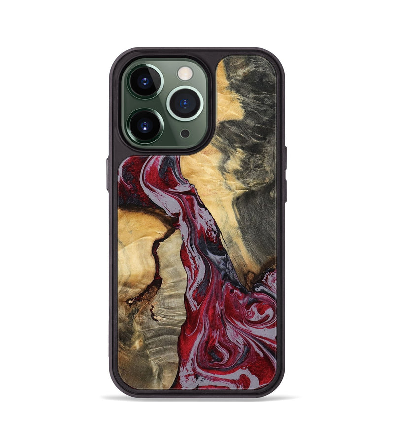 iPhone 13 Pro Wood Phone Case - Caren (Red, 807472)