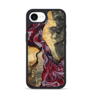 iPhone 16e Wood Phone Case - Caren (Red, 807472)