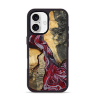iPhone 17 Wood Phone Case - Caren (Red, 807472)