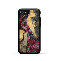 iPhone SE Wood Phone Case - Caren (Red, 807472)