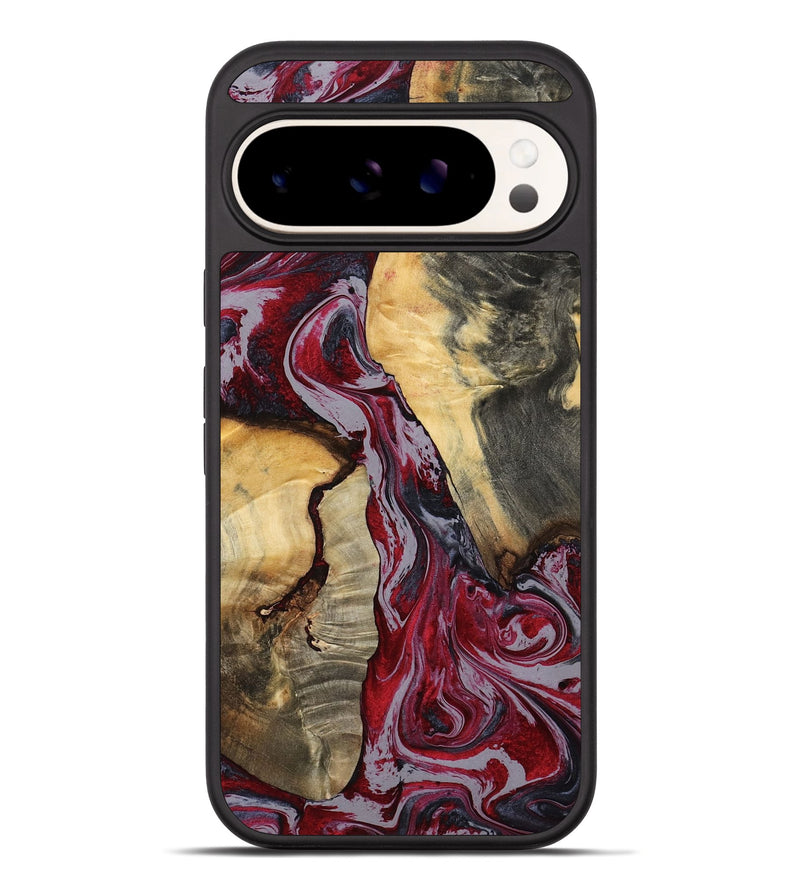 Pixel 10 Pro XL Wood Phone Case - Caren (Red, 807472)