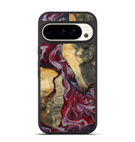 Pixel 9 Pro Wood Phone Case - Caren (Red, 807472)
