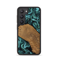 Galaxy S23 Wood Phone Case - Esther (Green, 807473)