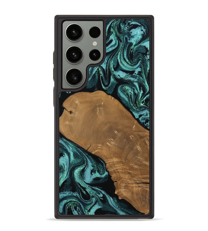 Galaxy S23 Ultra Wood Phone Case - Esther (Green, 807473)