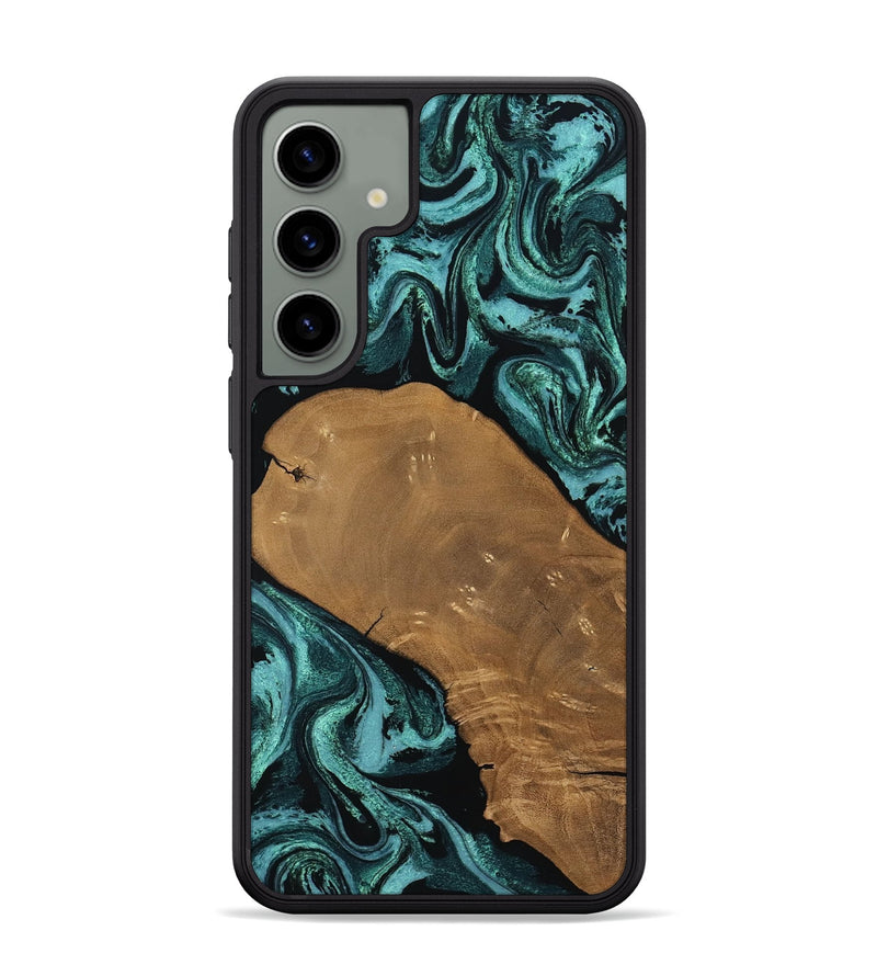 Galaxy S24 Plus Wood Phone Case - Esther (Green, 807473)