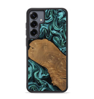 Galaxy S25 Plus Wood Phone Case - Esther (Green, 807473)