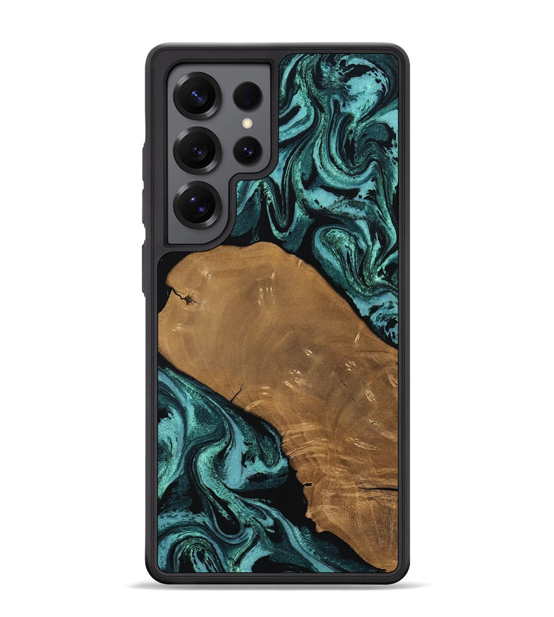 Galaxy S25 Ultra Wood Phone Case - Esther (Green, 807473)