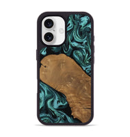 iPhone 17 Wood Phone Case - Esther (Green, 807473)